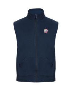 CUH Crest Sleeveless Zipper Jacket